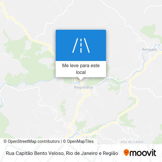 Rua Capitão Bento Veloso mapa