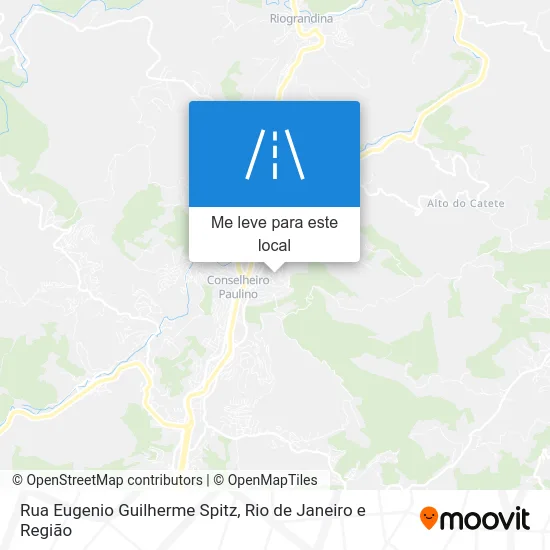 Rua Eugenio Guilherme Spitz mapa