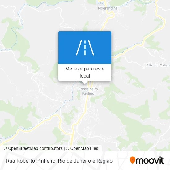 Rua Roberto Pinheiro mapa