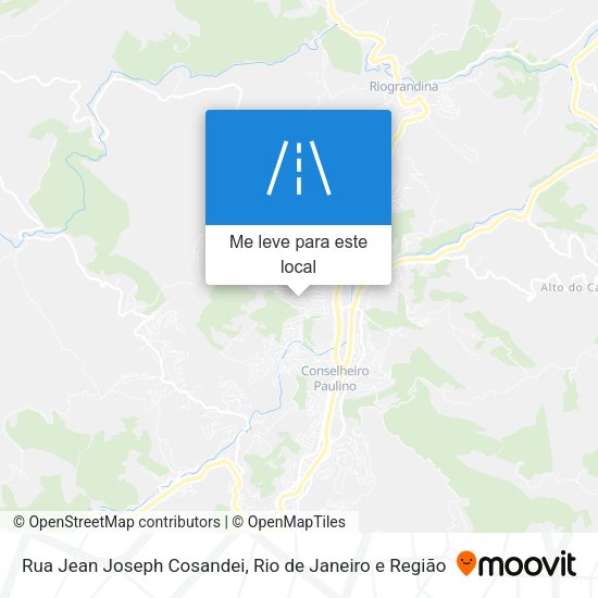 Rua Jean Joseph Cosandei mapa