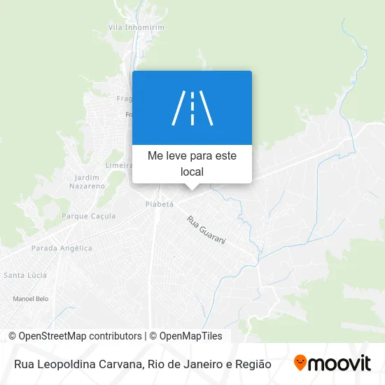 Rua Leopoldina Carvana mapa