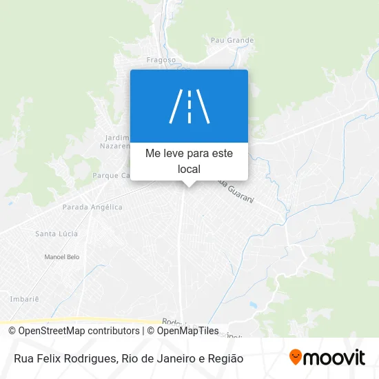 Rua Felix Rodrigues mapa