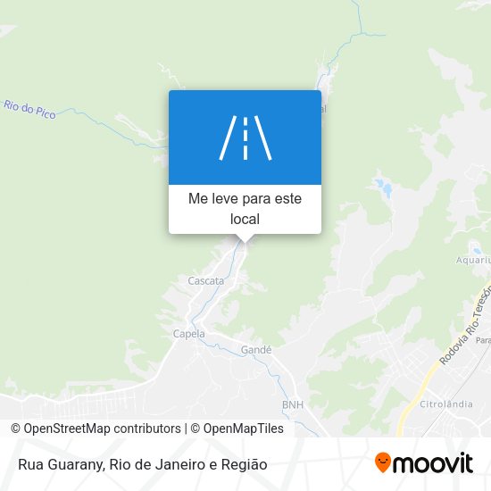 Rua Guarany mapa