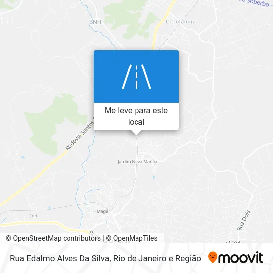 Rua Edalmo Alves Da Silva mapa