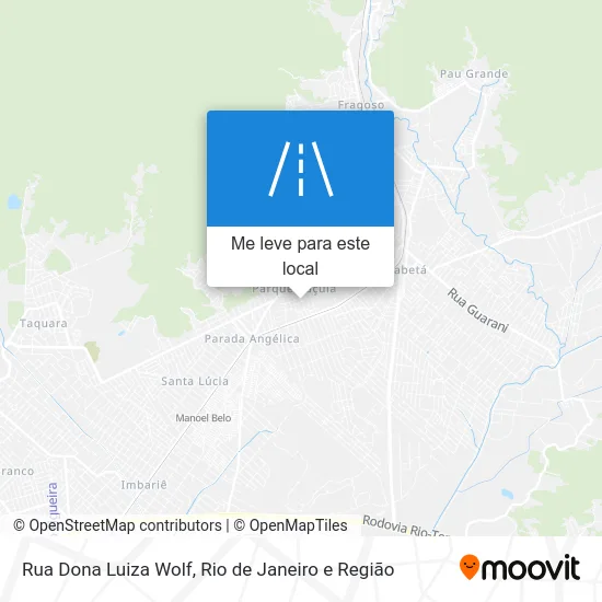 Rua Dona Luiza Wolf mapa