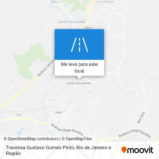 Travessa Gustavo Gomes Pinto mapa