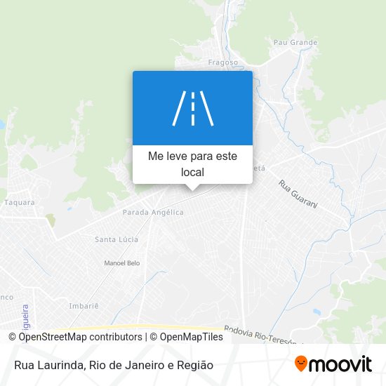 Rua Laurinda mapa