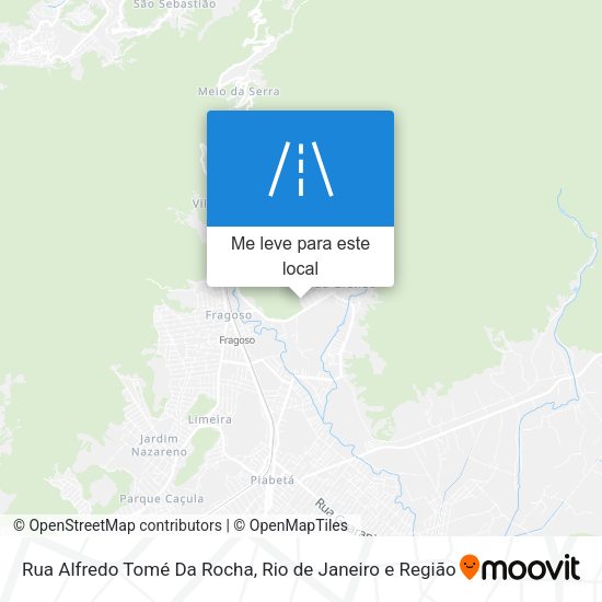 Rua Alfredo Tomé Da Rocha mapa