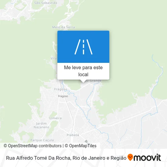 Rua Alfredo Tomé Da Rocha mapa