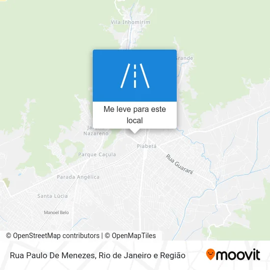 Rua Paulo De Menezes mapa