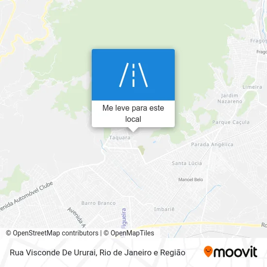 Rua Visconde De Ururai mapa