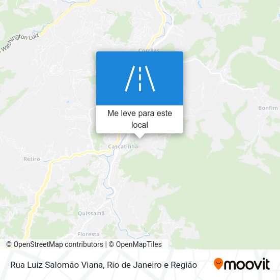 Rua Luiz Salomão Viana mapa