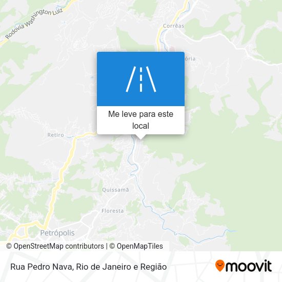 Rua Pedro Nava mapa