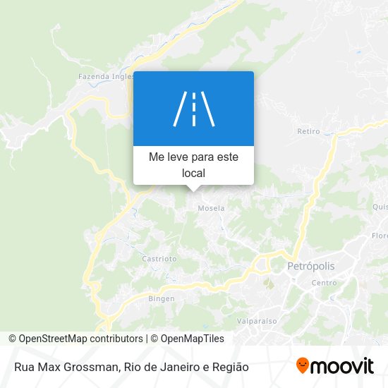 Rua Max Grossman mapa