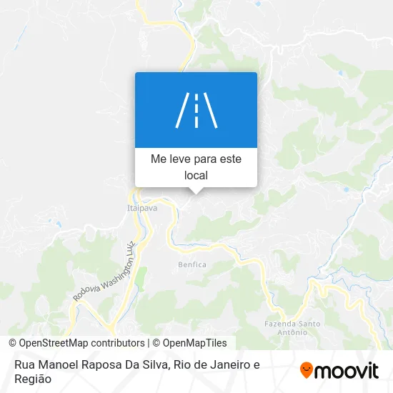 Rua Manoel Raposa Da Silva mapa