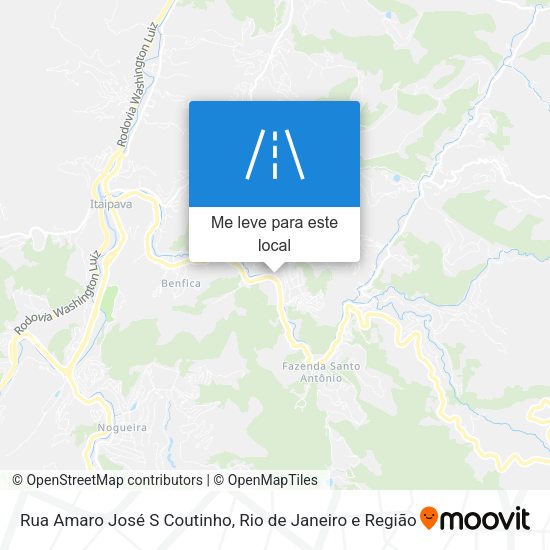 Rua Amaro José S Coutinho mapa