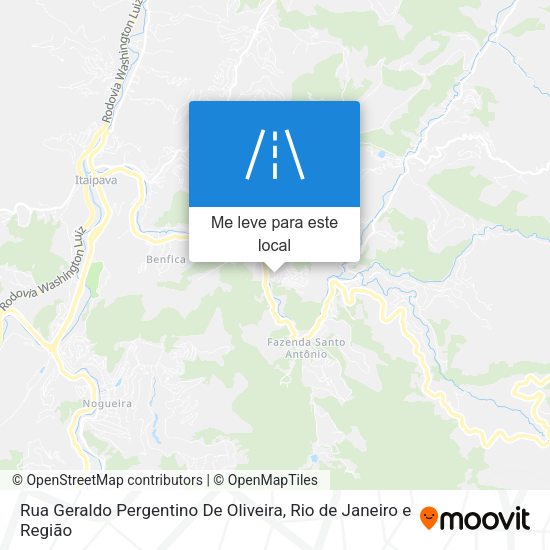 Rua Geraldo Pergentino De Oliveira mapa