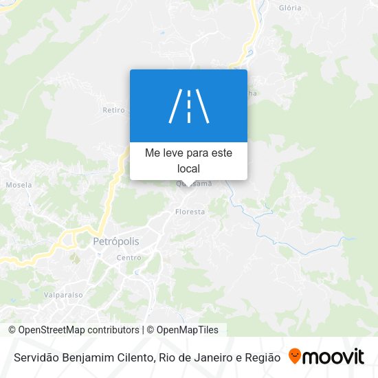 Servidão Benjamim Cilento mapa