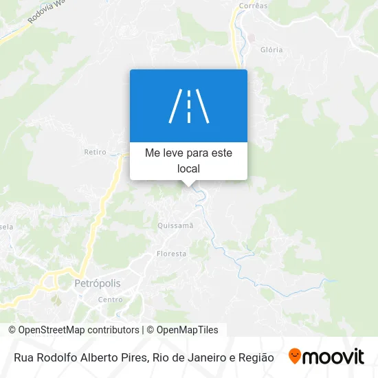 Rua Rodolfo Alberto Pires mapa