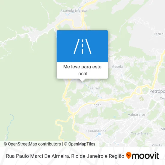 Rua Paulo Marci De Almeira mapa