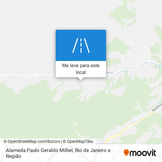 Alameda Paulo Geraldo Milliet mapa