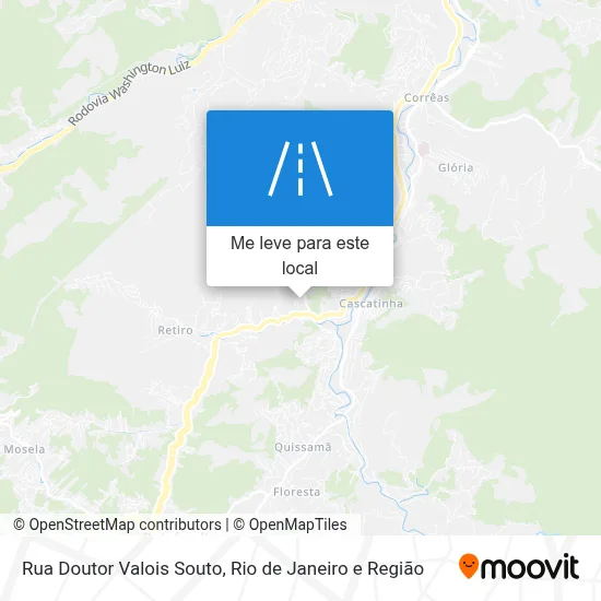 Rua Doutor Valois Souto mapa