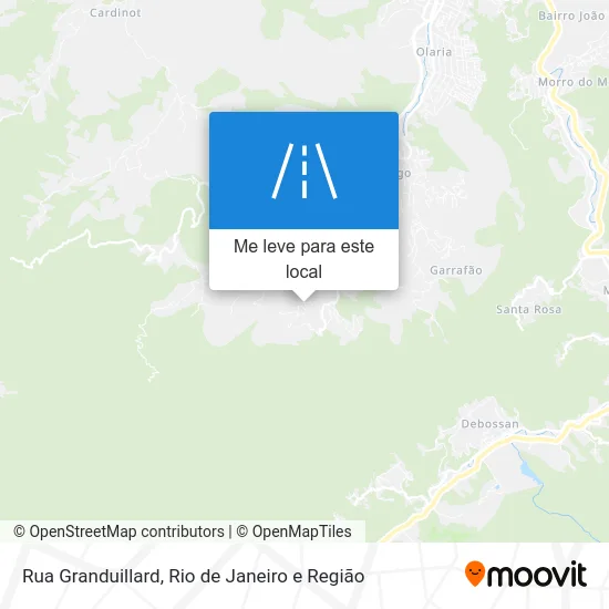 Rua Granduillard mapa