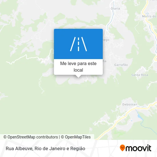 Rua Albeuve mapa