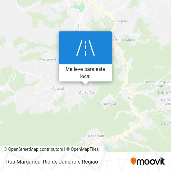 Rua Margarida mapa