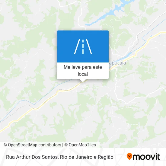 Rua Arthur Dos Santos mapa