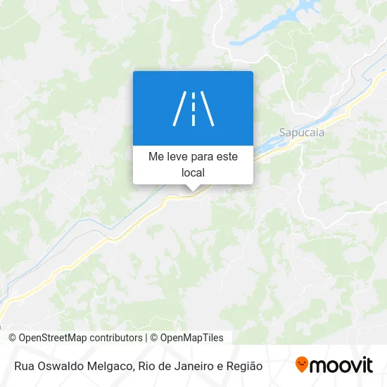 Rua Oswaldo Melgaco mapa