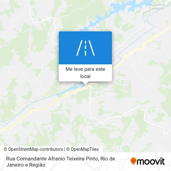 Rua Comandante Afranio Teixeira Pinto mapa