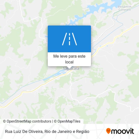 Rua Luiz De Oliveira mapa