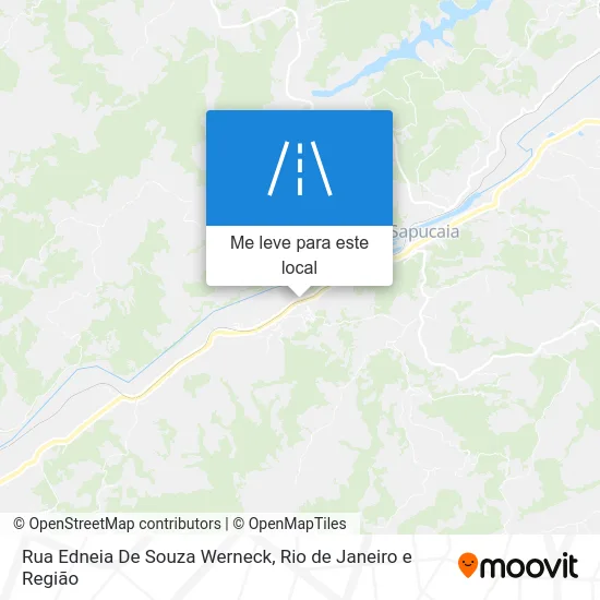 Rua Edneia De Souza Werneck mapa