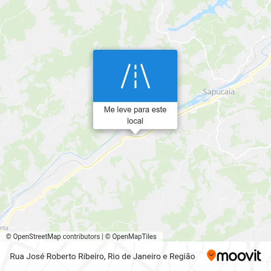 Rua José Roberto Ribeiro mapa