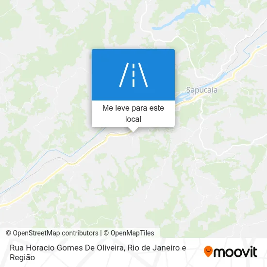 Rua Horacio Gomes De Oliveira mapa