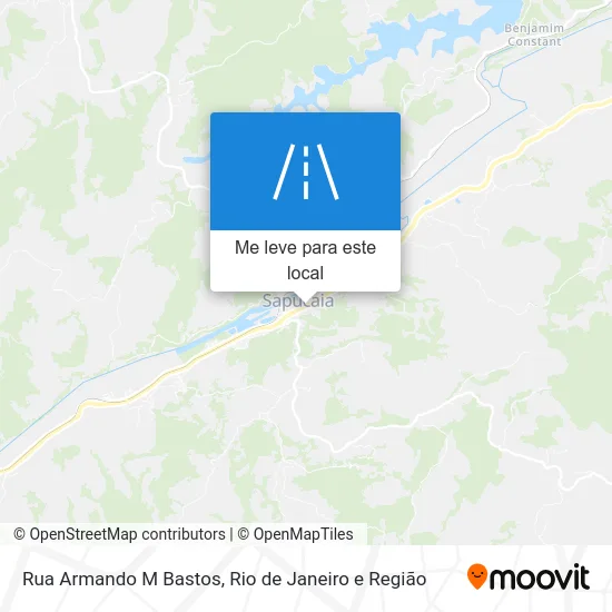 Rua Armando M Bastos mapa