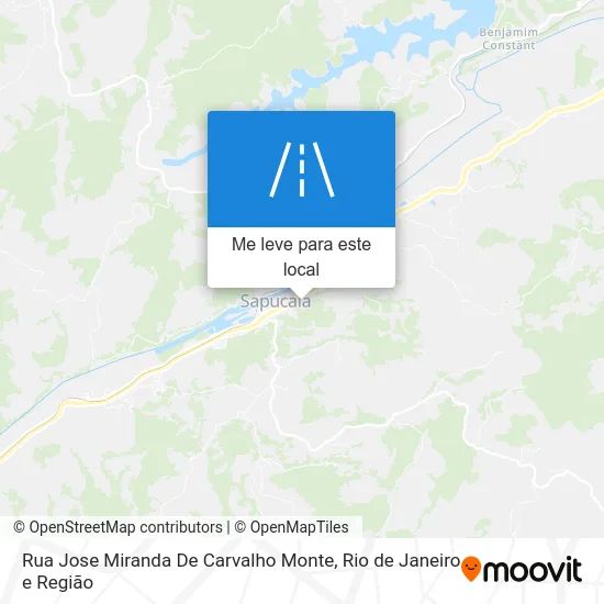 Rua Jose Miranda De Carvalho Monte mapa