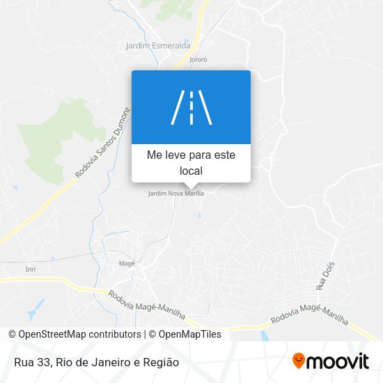 Rua 33 mapa