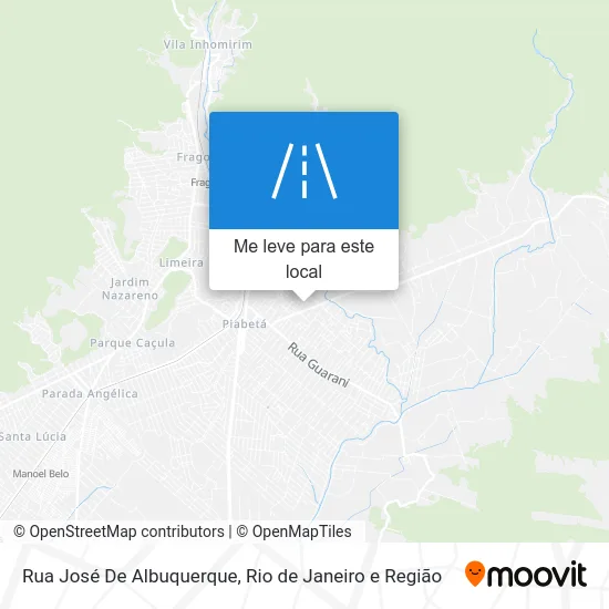 Rua José De Albuquerque mapa