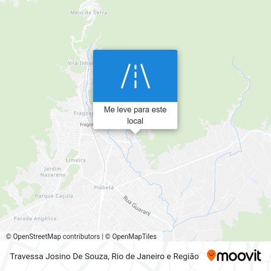 Travessa Josino De Souza mapa