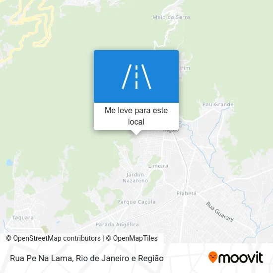 Rua Pe Na Lama mapa
