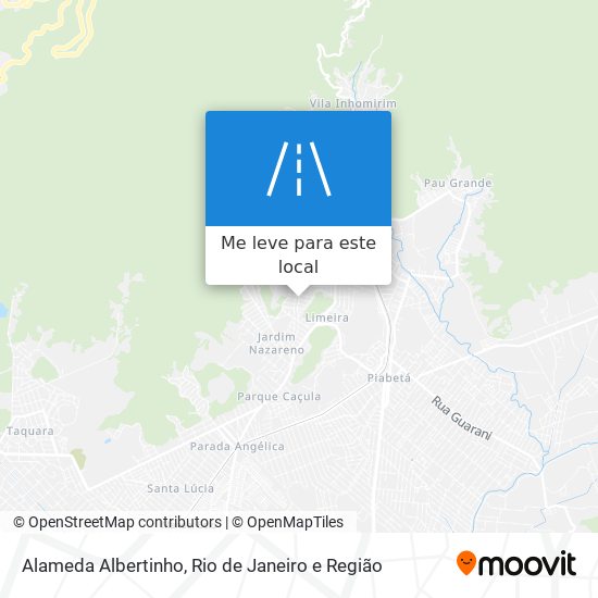 Alameda Albertinho mapa