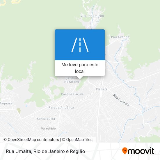 Rua Umaita mapa