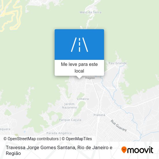 Travessa Jorge Gomes Santana mapa