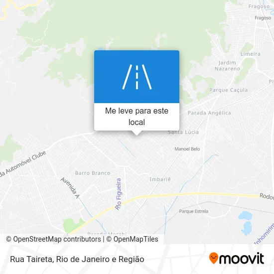 Rua Taireta mapa