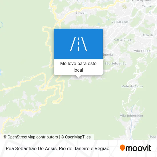 Rua Sebastião De Assis mapa