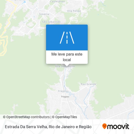 Estrada Da Serra Velha mapa