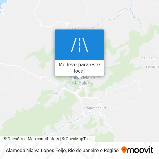 Alameda Nialva Lopes Feijó mapa