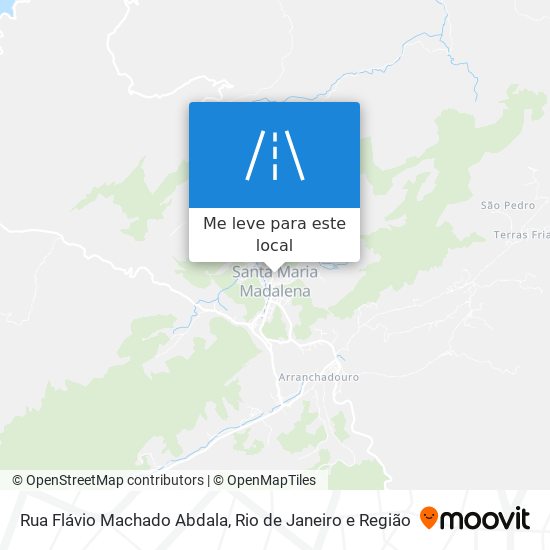 Rua Flávio Machado Abdala mapa